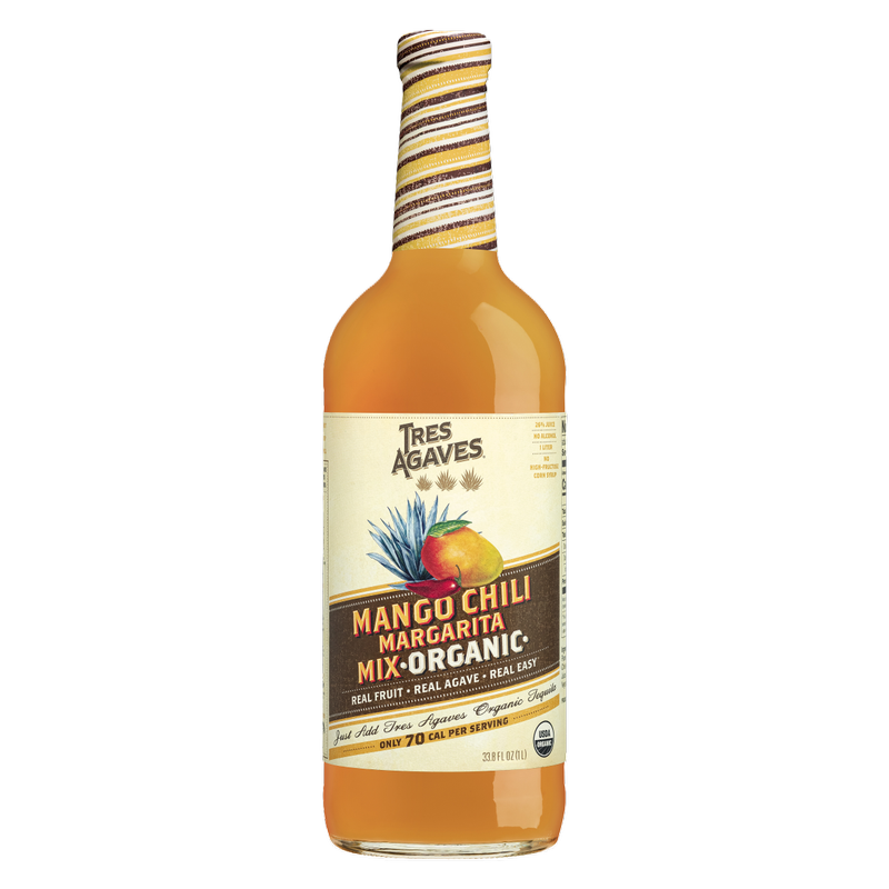 Tres Agaves Organic Mango Chili Margarita Mix 1L