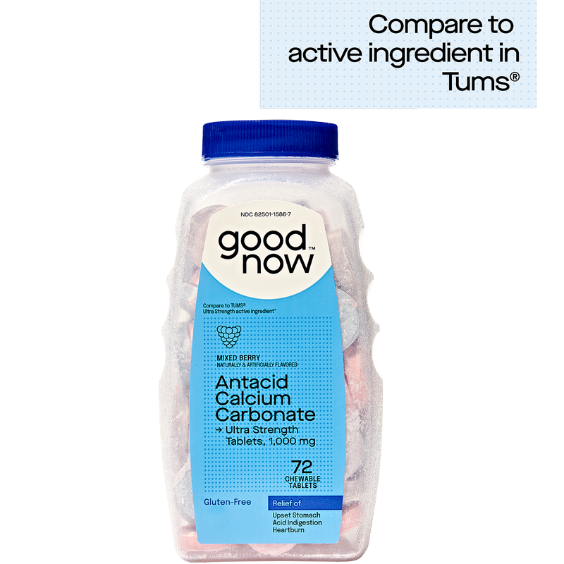 Goodnow Antacid Assorted Berries 72 Chewable Tablets