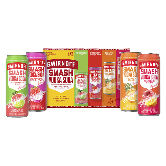 Smirnoff SMASH Vodka Soda Pack