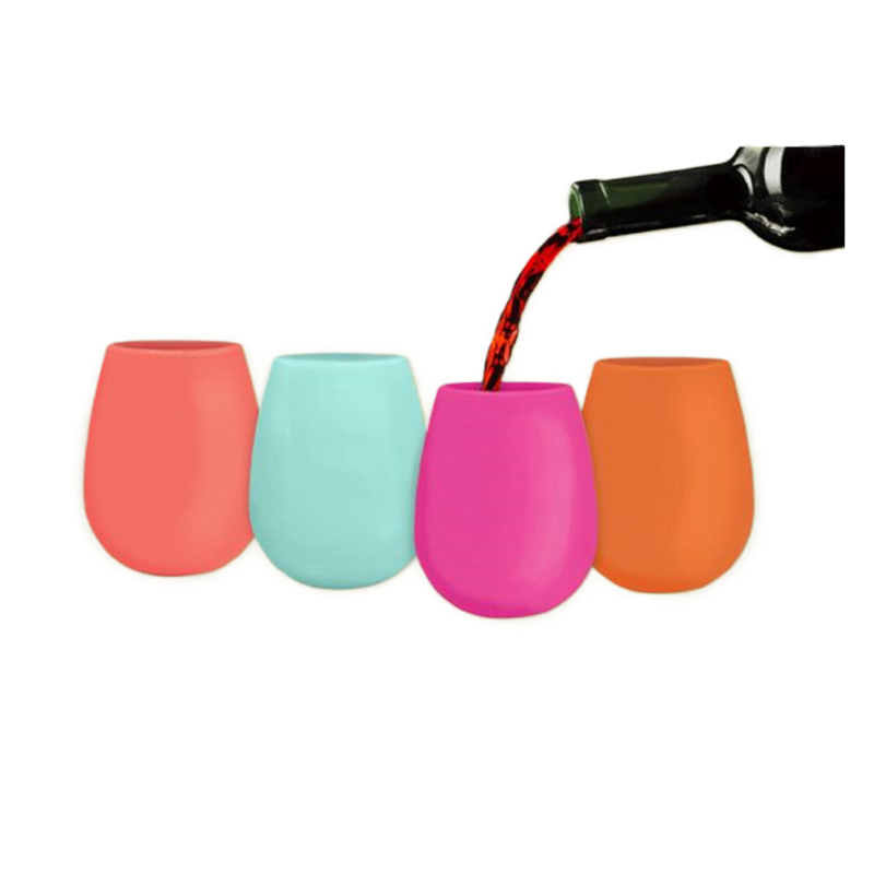 Shark Skinzz Silicone Stemless Cups 12 oz