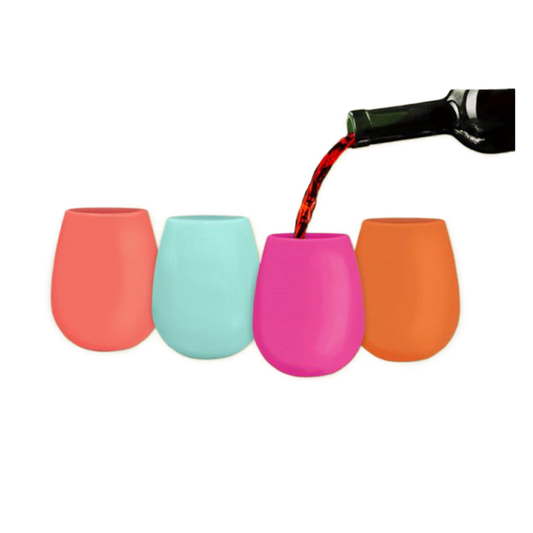 Shark Skinzz Silicone Stemless Cups 12 oz