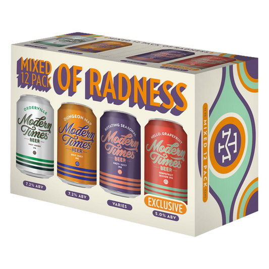 Modern Times Mixed Pack of Radness 12pk 12oz Cans