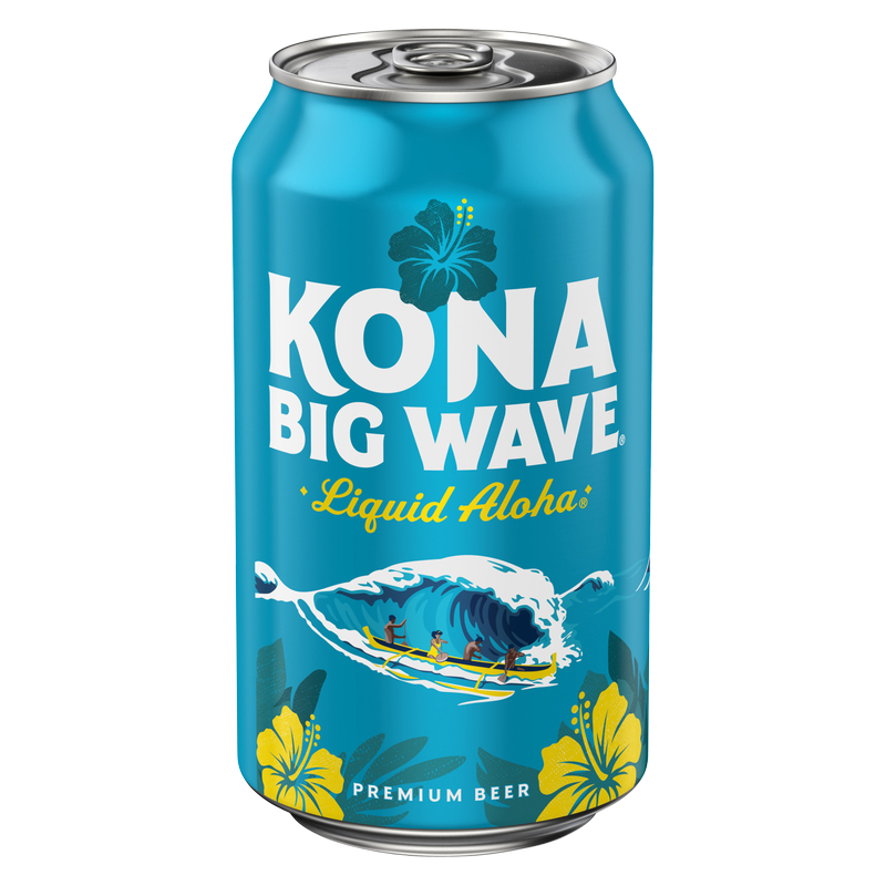 Kona Big Wave Premium Beer Single 12oz Can 4.4% ABV