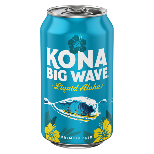 Kona Big Wave Premium Beer Single 12oz Can 4.4% ABV