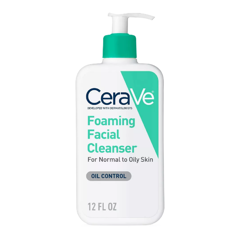 CeraVe Foaming Face Wash, Facial Cleanser for Normal to Oily Skin 12oz