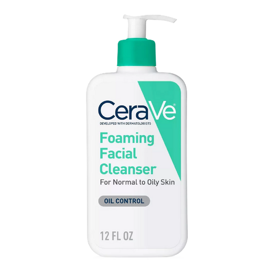 CeraVe Foaming Face Wash, Facial Cleanser for Normal to Oily Skin 12oz