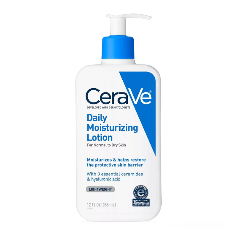 CeraVe Daily Face and Body Moisturizing Lotion for Normal to Dry Skin - Fragrance Free 12oz