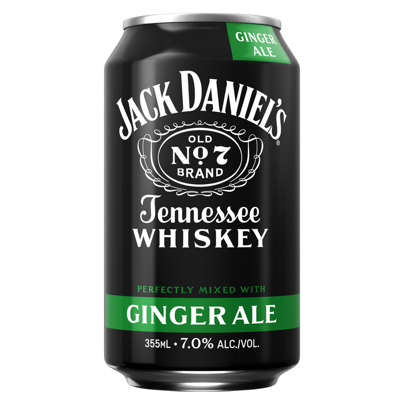 Jack Daniels Jack & Ginger 4pk Cans 7% ABV